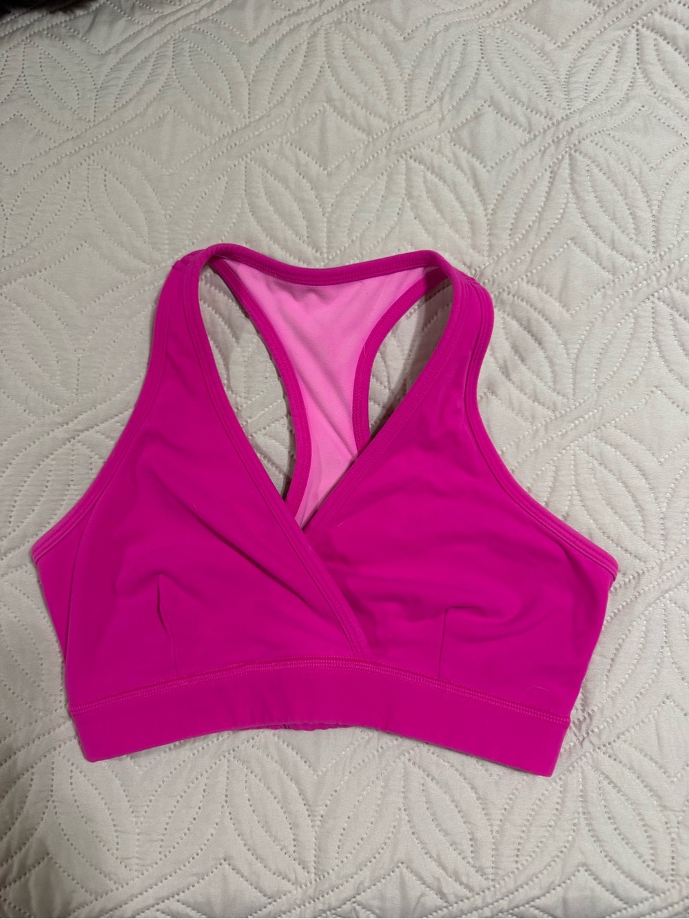 BuffBunny Hot Pink Reversible Sports Bra